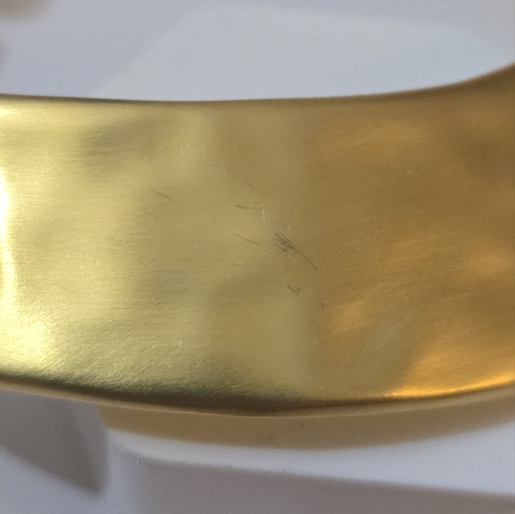 Givenchy Goldtone Choker Collar Necklace 1980s Chunky Couture Runway Mogul Vtg - Picture 8 of 8